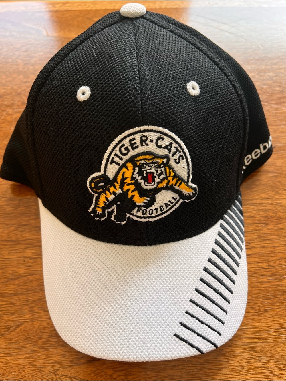 Reebok Black and White Tiger-Cats Embroidered Cap